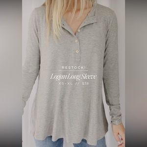 Logan long sleeve tee